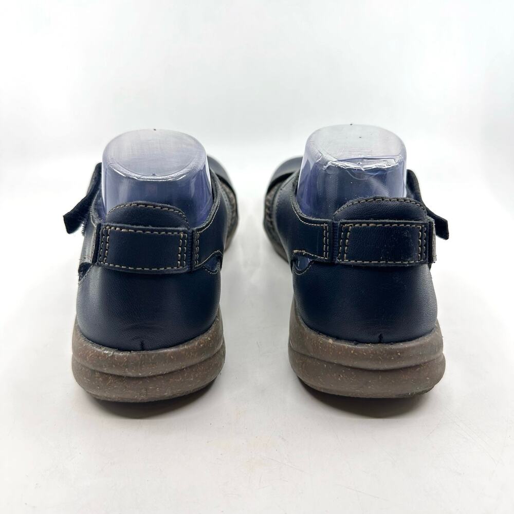 Clarks Roseville Step Flats Round Toe Closed Toe Leather Navy Womens Size US 11M - Picture 4 of 8